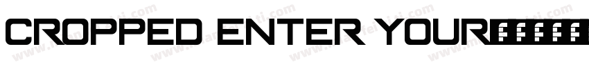 Cropped Enter your字体转换